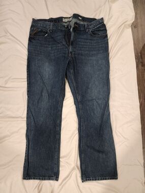 Ariat Men's Medium Blue Relaxed Boot Cut Jeans